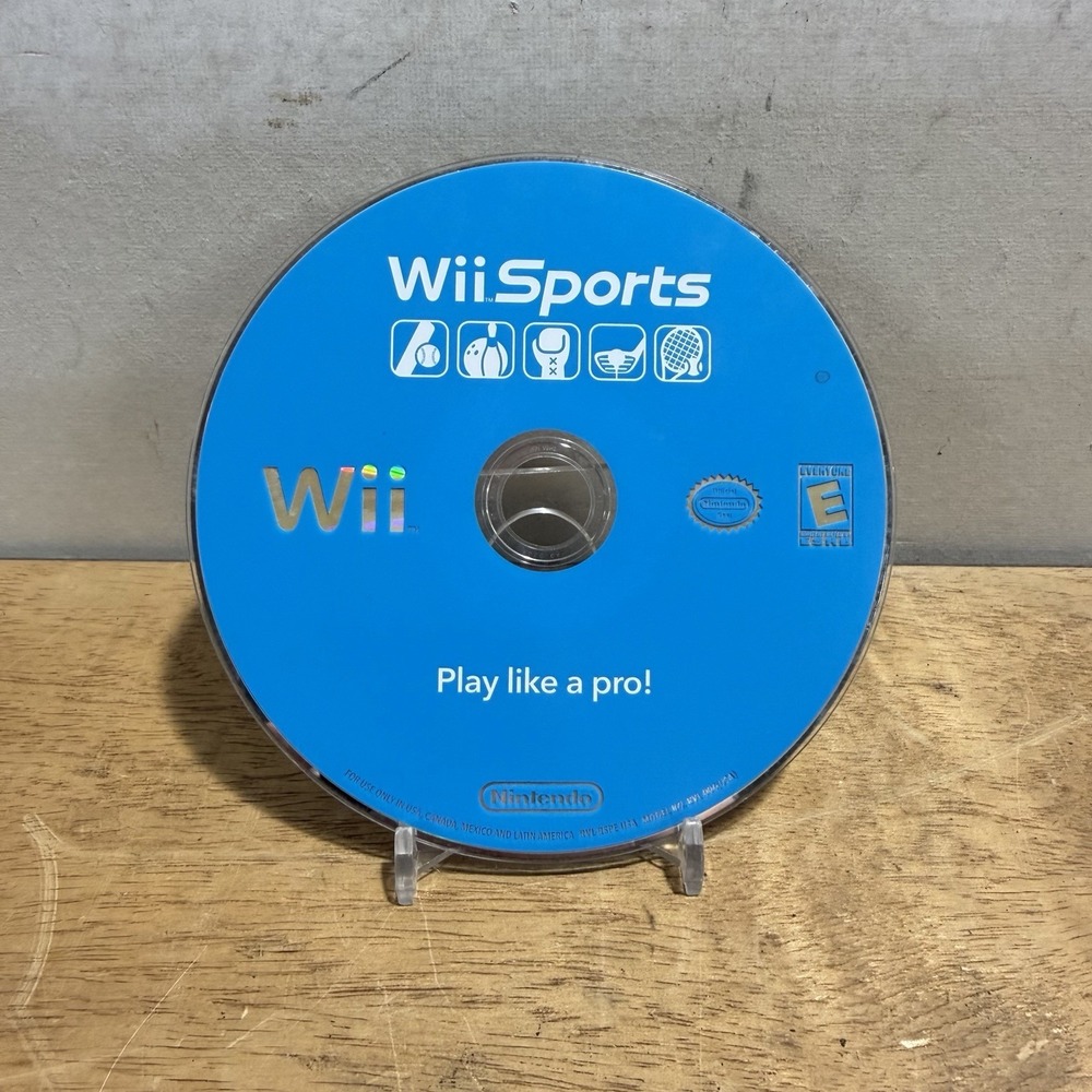 Wii Sports Nintendo Wii 2006 RVL-P-RSPE-USZ Sports Game Disc Only Tested
